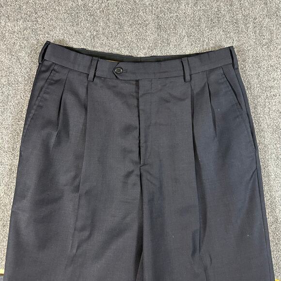 Adolfo 2pc Suit Super 120's 100% Wool Sport Coat Blazer Made in Italy 40R 34W - Picture 13 of 16